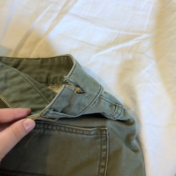 Green Ralph Lauren Jean shorts size 12. - Picture 4 of 5